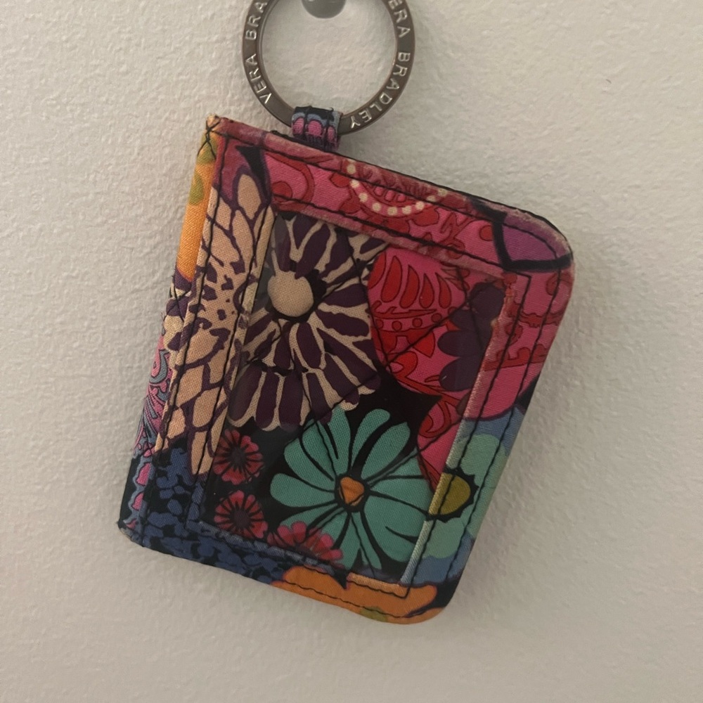 Vera Bradley Floral Wristlet Card Holder